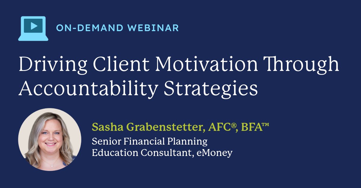💡Enhance accountability and increase motivation for your clients by connecting their goals with their values to foster emotional ties to their "why".

👇🏽 Watch this on-demand webinar to learn how to start conversations that drive client motivation through accountability.