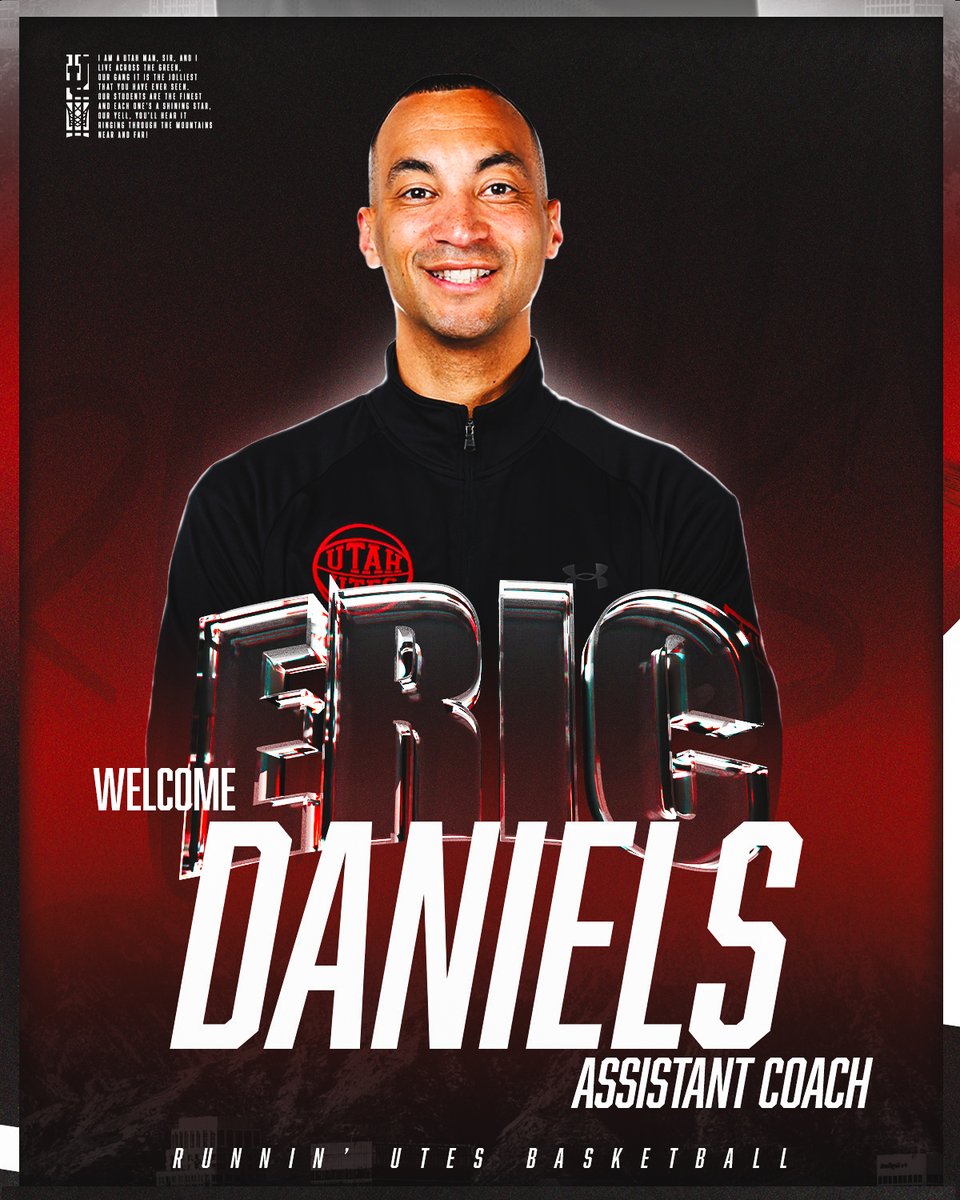 Utah Basketball (@utahmbb) on Twitter photo Utah Fans! Help us give a warm welcome home to <a href="/Eric_Daniels1/">Eric Daniels</a>โผ๏ธ
MORE โก๏ธ bit.ly/3G40JOx
#GoUtes Utah Fans! Help us give a warm welcome home to <a href="/Eric_Daniels1/">Eric Daniels</a>โผ๏ธ
MORE โก๏ธ bit.ly/3G40JOx
#GoUtes