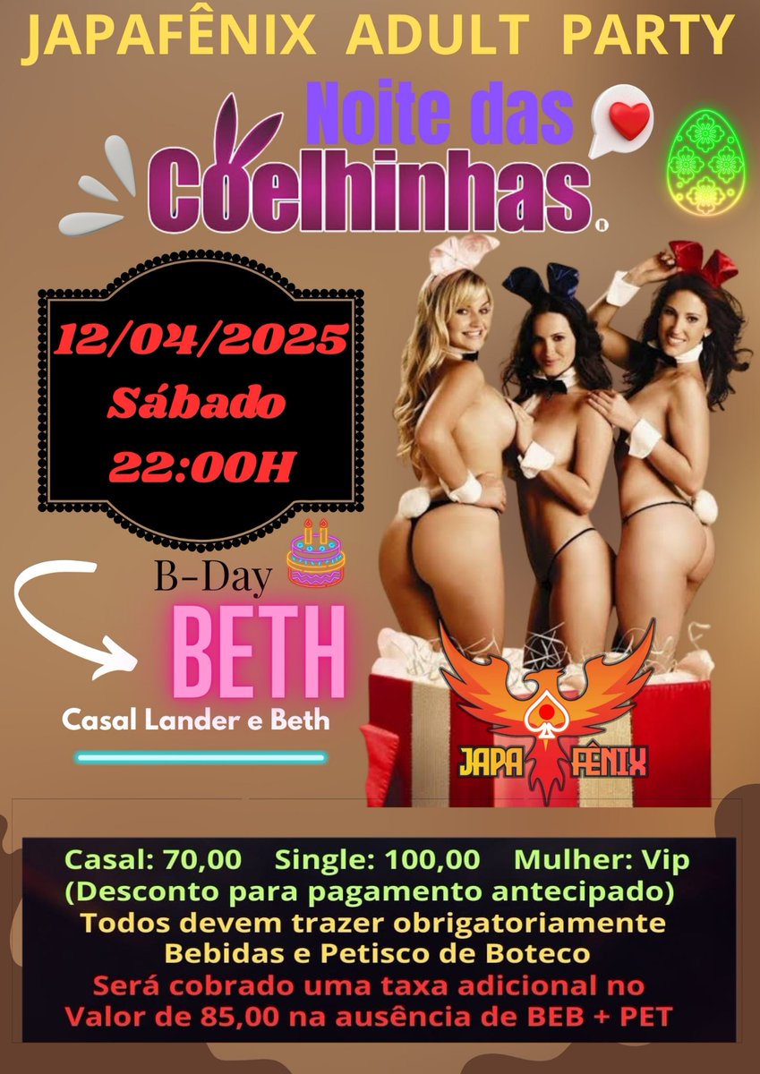 Sábado Agora!!!
 12/04/2025
22H no bairro do Ipiranga