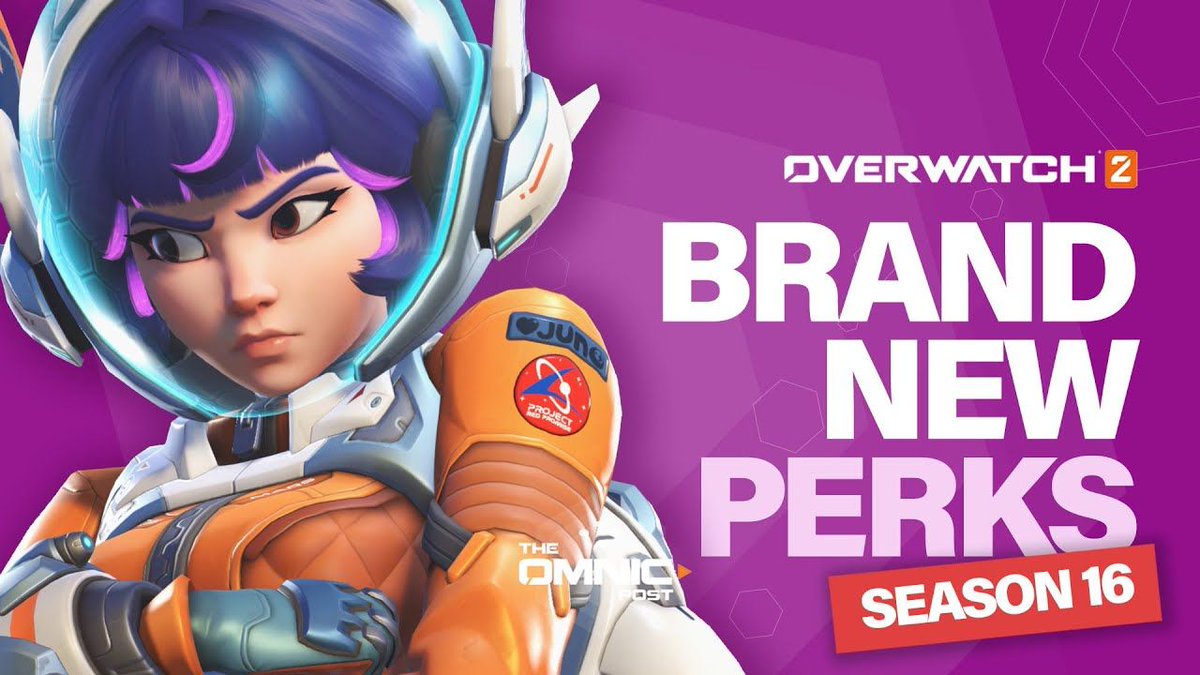 omnicpost's tweet image. A new Omnic Post video!
🎞️ A FIRST LOOK at Overwatch Perks Changes for Season 16! 
🔗 ⬇️ 
✅ Make sure to subscribe.
#overwatch2 #perks #season16