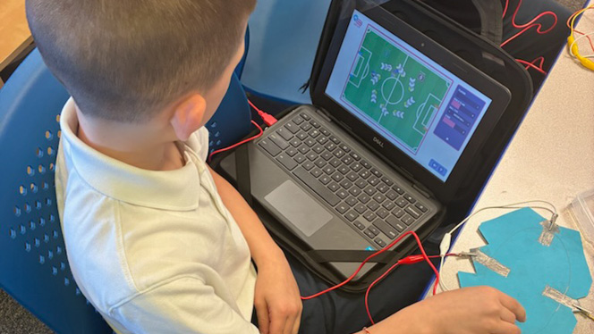 SouthCantonSCA's tweet photo. In STEM class, 3rd–5th graders used recycled materials and circuit knowledge to design working game controllers for custom games.

Discover how hands-on learning is making a real impact: https://t.co/neoWDUo0aP
#SouthCantonSharks #SouthCantonScholars #MichiganCharter https://t.co/fiyMECYBnw