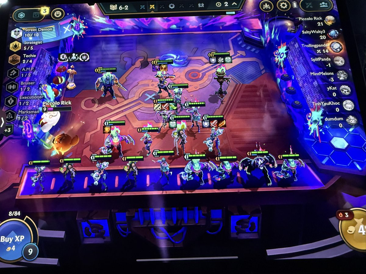 TyberiusP64's tweet photo. @Mortdog About the luckiest I’ve been in playing this season. Full Street Demons and Strategists. Crazy stuff. https://t.co/D9w7RvEyTq
