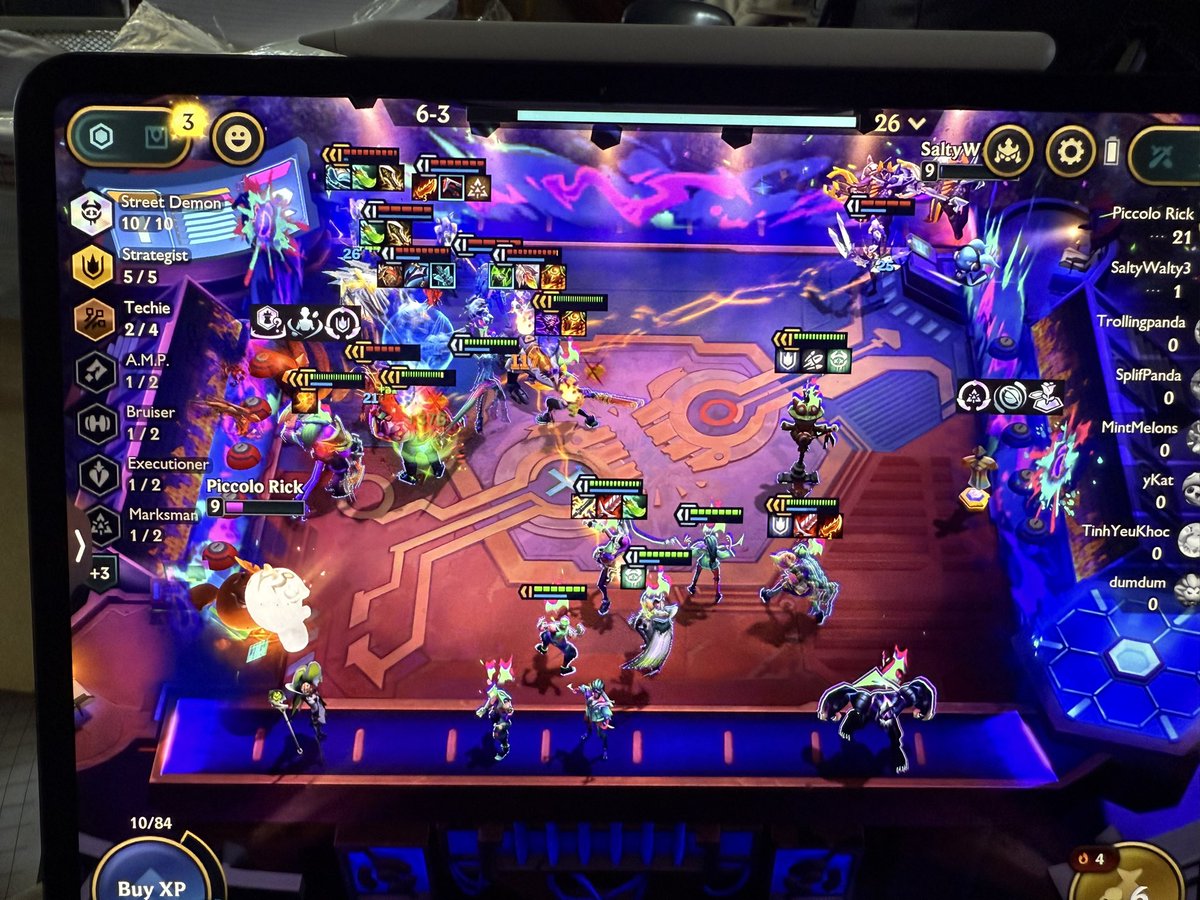 TyberiusP64's tweet photo. @Mortdog About the luckiest I’ve been in playing this season. Full Street Demons and Strategists. Crazy stuff. https://t.co/D9w7RvEyTq