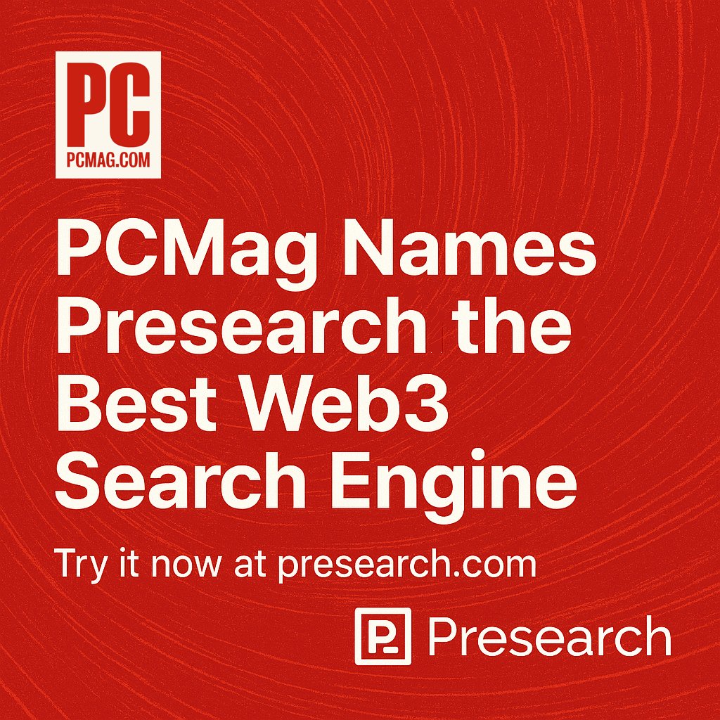 Presearch tweet media