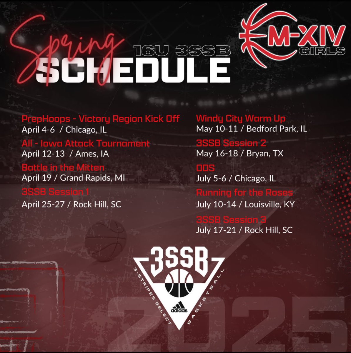 Excited to play with <a href="/M14Hoops_Girls/">Team M-XIV Girls</a> this spring/summer season!