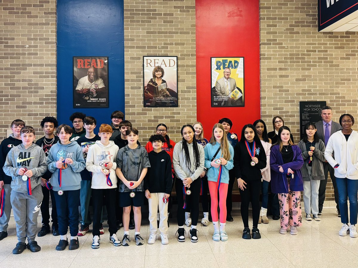 Celebrating our Students of the Month at Northside! #mcs #northsidetitans