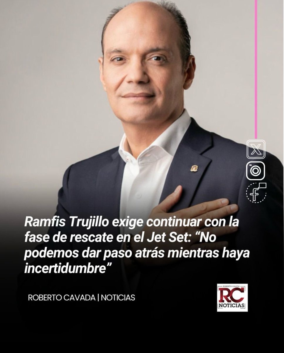 El Lider RamfisDominguez ha estado muy atento a todo sobre el acontesimiento del Jetset nuestro proximo presidente 2028