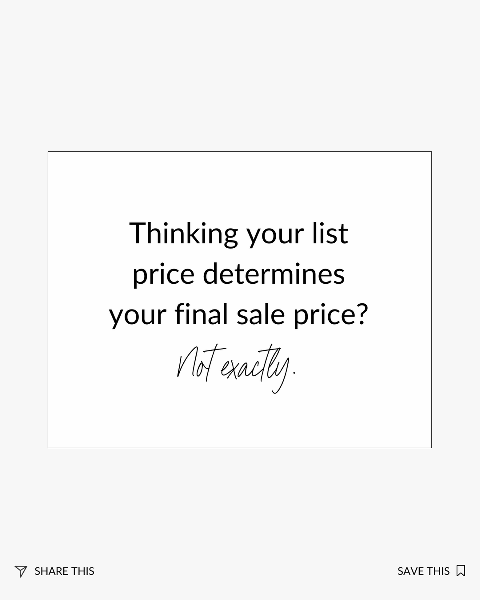 MichelleRemaxNJ's tweet photo. Thinking your list price determines your final sale price? Not exactly.

Yes, pricing matters—but it’s not the only factor that influences your bottom line. Strategy matters just as much as price.

Swipe to find out how I ensure my clients get the strongest offers. https://t.co/MYW27VhENk