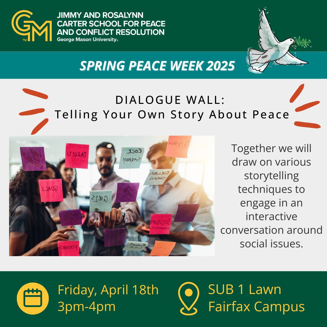 Join the TNT Lab for an open, creative dialogue around social issues using storytelling, drawings, and reflections. Share your perspective, spark conversation, and help build empathy and understanding across our Mason community.

Stop by SUB 1 Lawn – no registration needed!