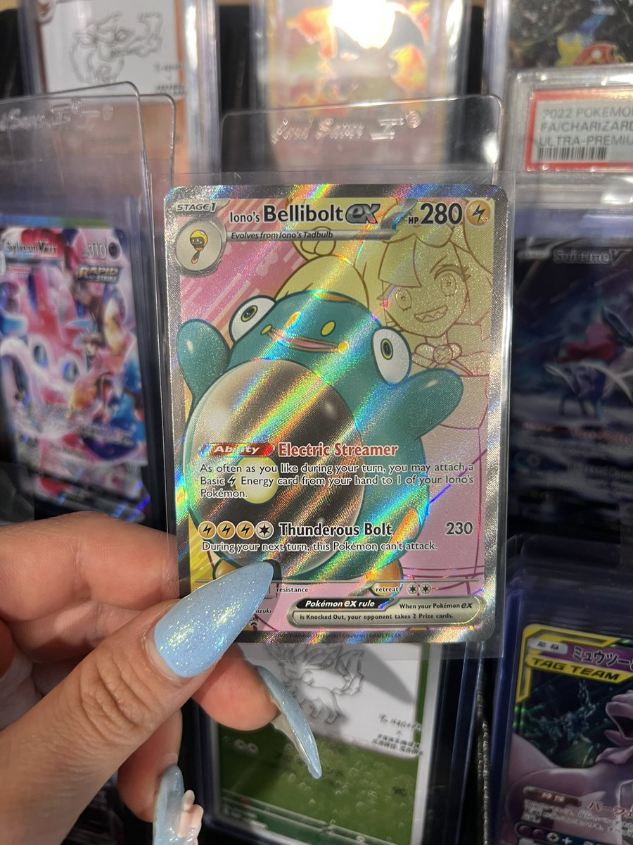 sziehwng's tweet photo. ✨ GIVEAWAY ✨

One person will win this Iono’s Bellibolt promo! 

To enter:

✅ Follow @sziehwng 
✅ Like 
✅ Repost

Winner drawn 4/16 😊

US ONLY! 

#PokemonTCG #PokemonGiveaways https://t.co/3wNDNu1r8J
