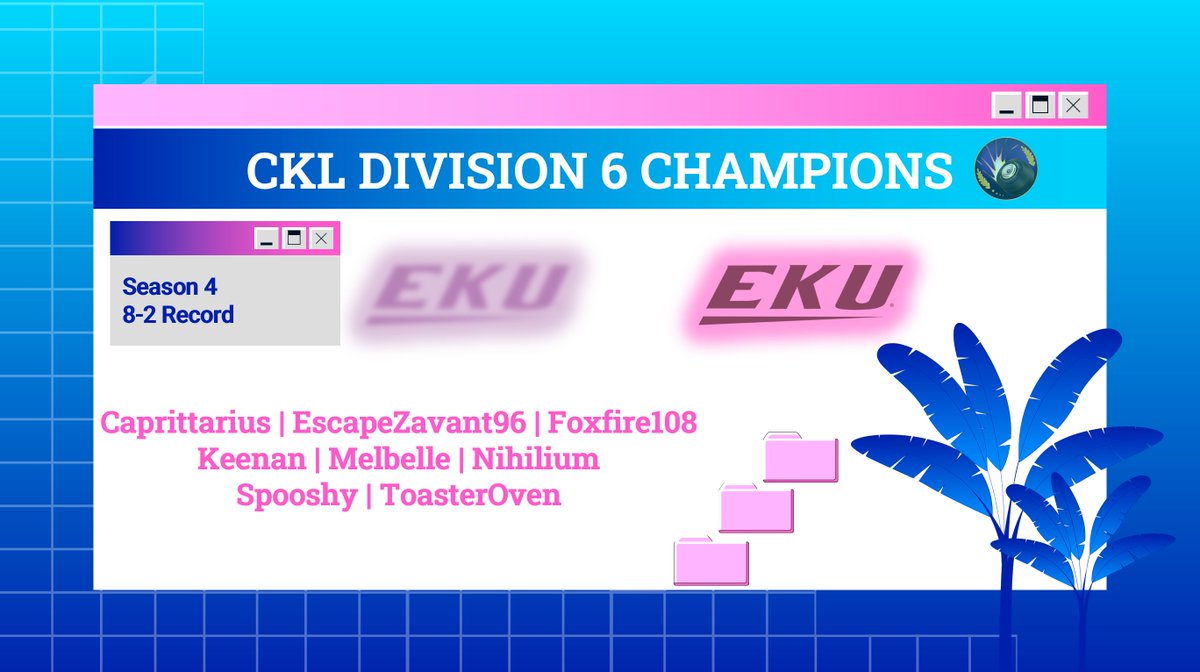 A huge congratulations to Eastern Kentucky University for their hard-fought victory. With this banner, they are the Season 4 Division 6 Champions!