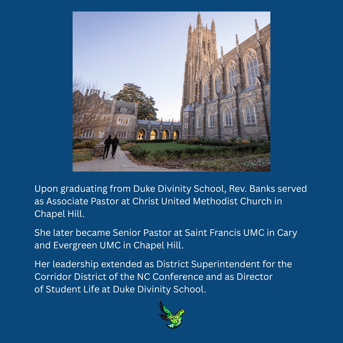 dukecfr's tweet photo. Rev. Donna Banks will present a reflection on New Creation at this year’s Summer Institute for Reconciliation. May 14-16, 2025. https://t.co/L8k2cfTzhN