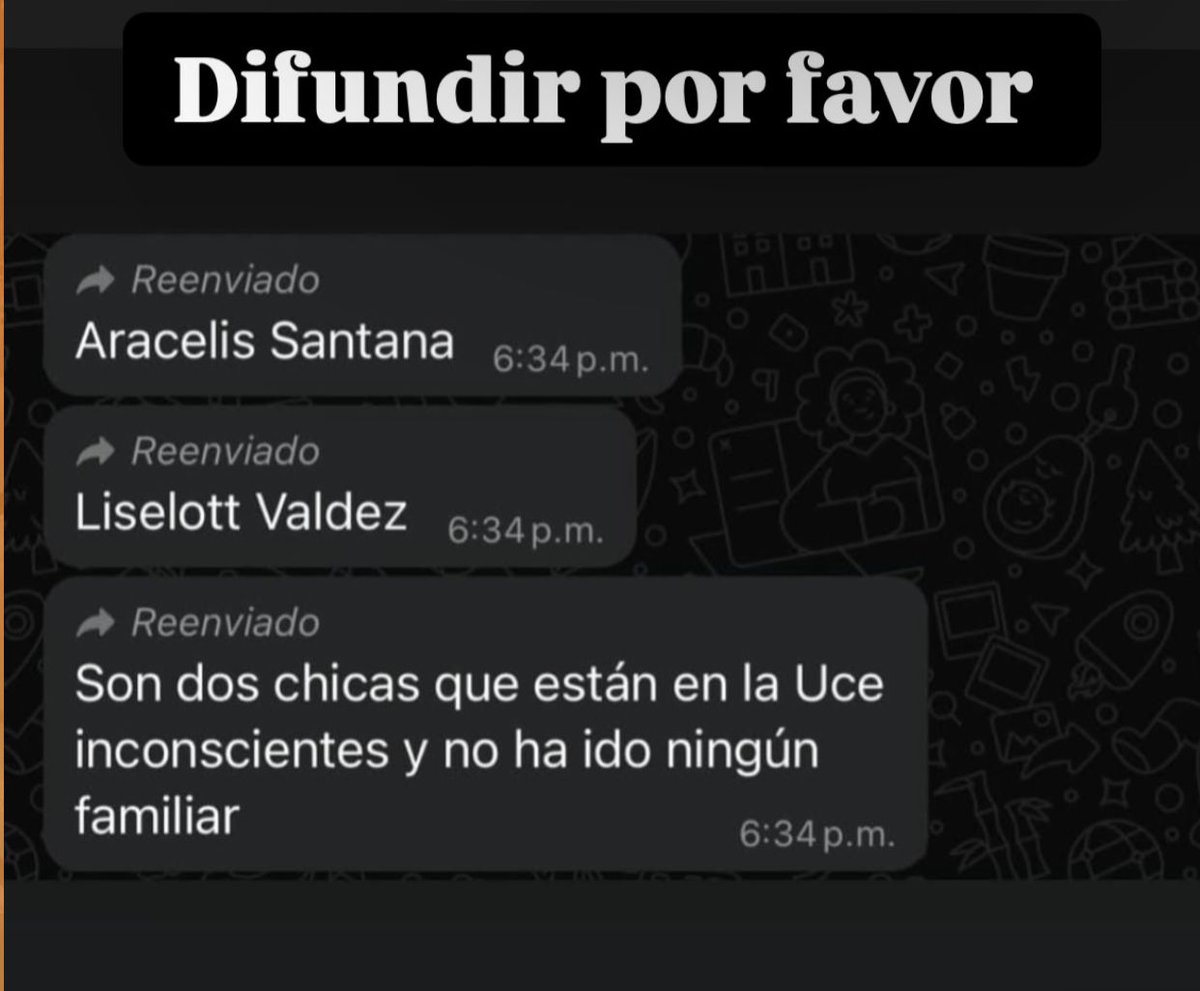 Lo publicó una conocida no sé si alguien ha preguntado por estas personas aquí