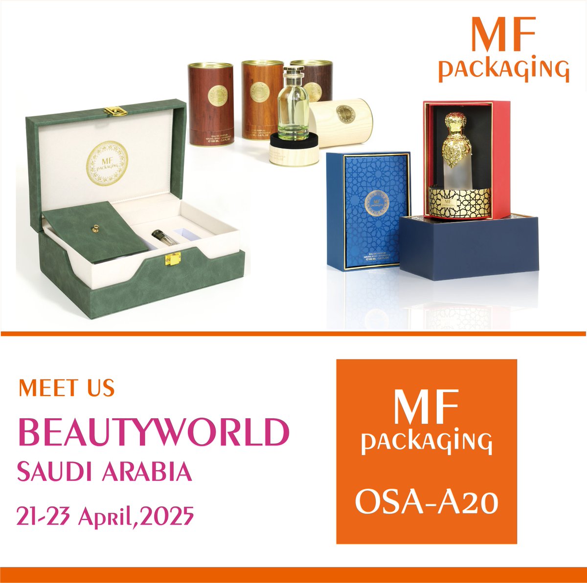 mfpackaging's tweet image. Meet us in Saudi Arabic Riyadh, PM us for appointments!  Hall 5-A20