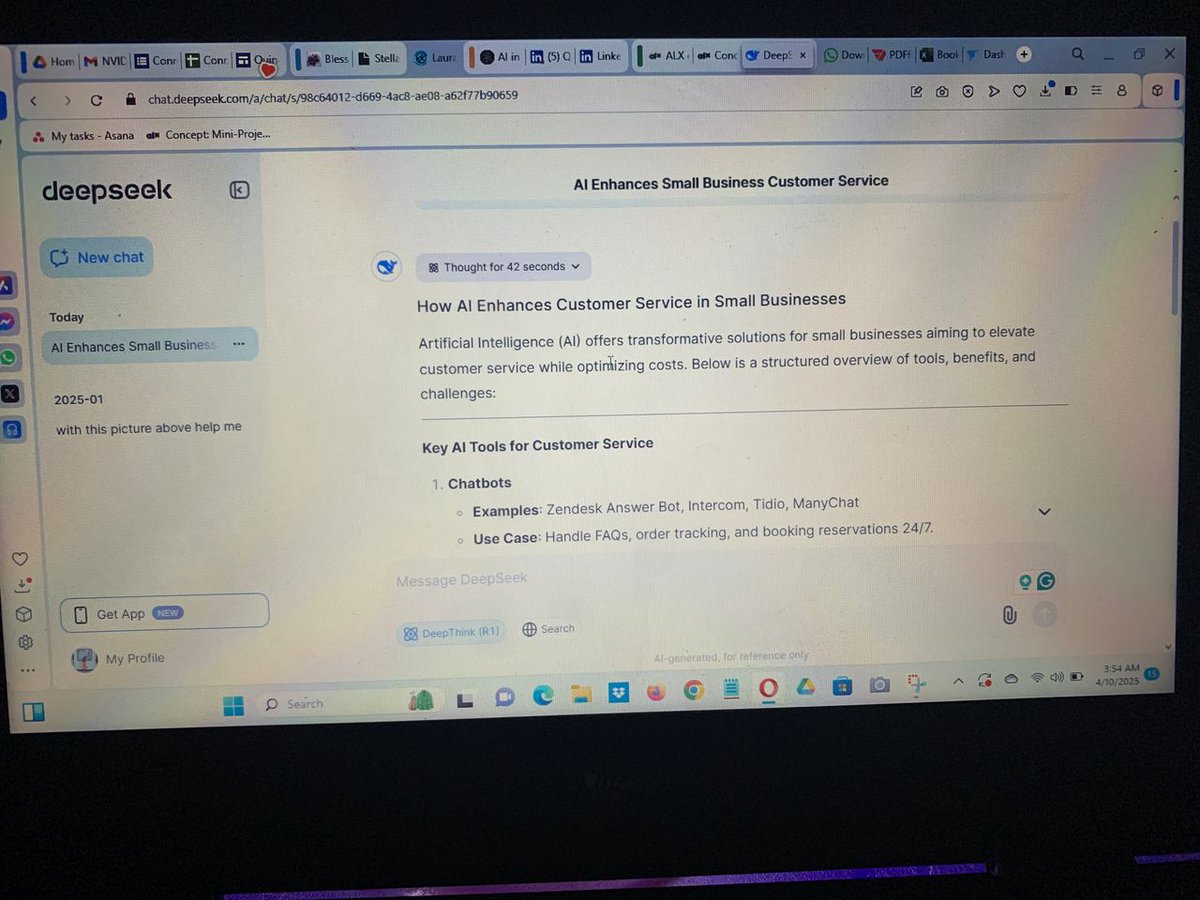 Oquincyjean's tweet photo. Deepsake, Qwen, Gemini & ChatGPT with the same prompt, got similar responses. AI is evolving faster.
Meeting me for the first time, I’m Quincy Ovie, a reliable internet researcher & virtual assistant helping business owners work smarter.
@alx_africa #ALXAISTARTERKIT https://t.co/Lvp83D2IIQ