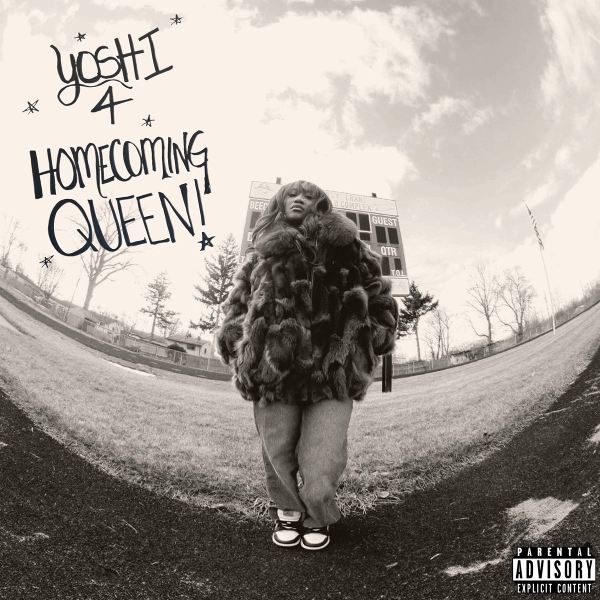 YoshiVintage's tweet photo. HOMECOMING QUEEN,
never got my 👑 4/?/25 (RT‼️)

produced by @ML3MercyChords 
cover art by Keith Bell
art direction by me https://t.co/AVTZG6wFOE