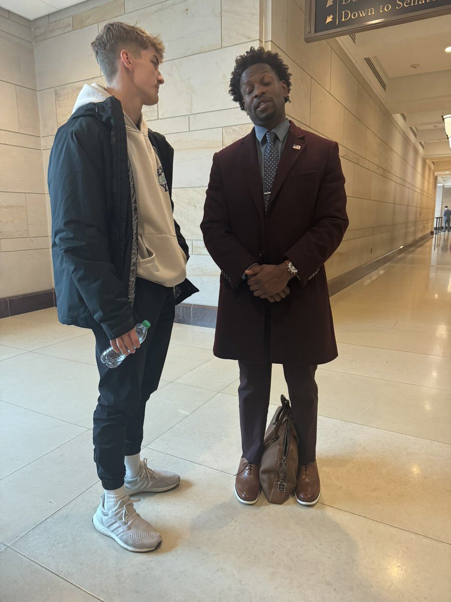 Super cool moment today to have met and spoke with Pastor Sewell today about our faith at the Capitol! <a href="/pastorzosewell/">Pastor Zo</a>