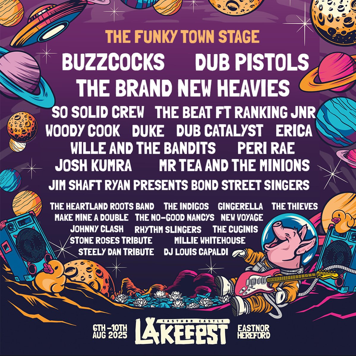 Who’s ready for Funkytown?! 🎉🎉 

It’s going to be mega in there, what a lineup we’ve got in store for you! 🎉🔥