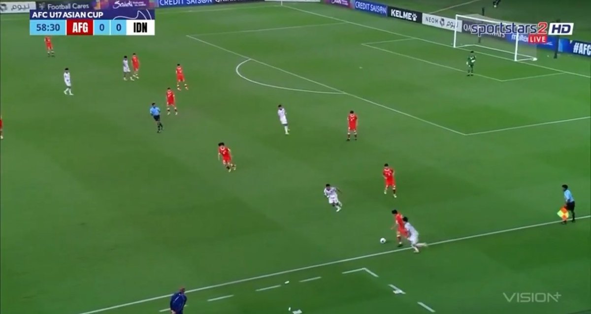 AFCU17 
FT : Indonesia 2-0 Afghanistan 

⚽ Alberto 90+4'
⚽ Gholy 90+5'

Menghabisi di menit akhir.. 🤯🔥🔥