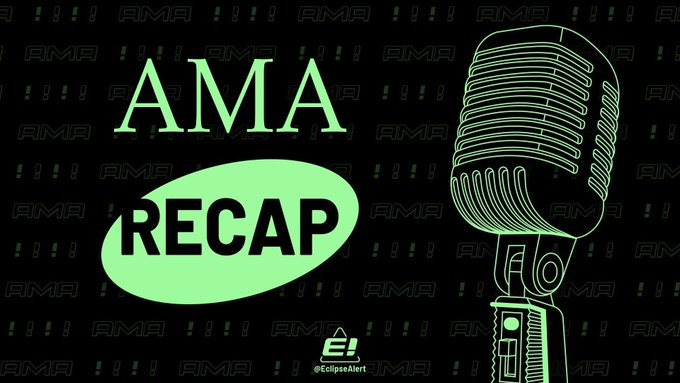 🚨 Eclipse AMA Recap – April 8, 2025 🎙️

📸 Turbo Tap Snapshot:
✅ Happens TOMORROW – April 11
✅ Checker coming later this month

🎨 ASC NFT Snapshot:
❗ Not done yet. Still time to prepare.
🖥️ Proof-of-Work App Launch – April 11
⚙️ Not $ES – a separate mining token
💨 Light on