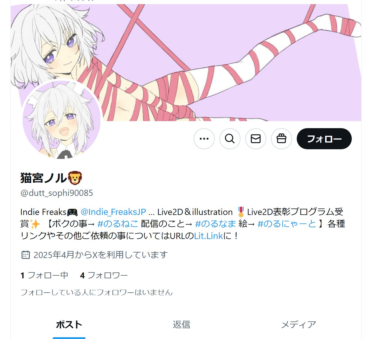 猫宮ノル🦁 (@noru_nekomiya) / X