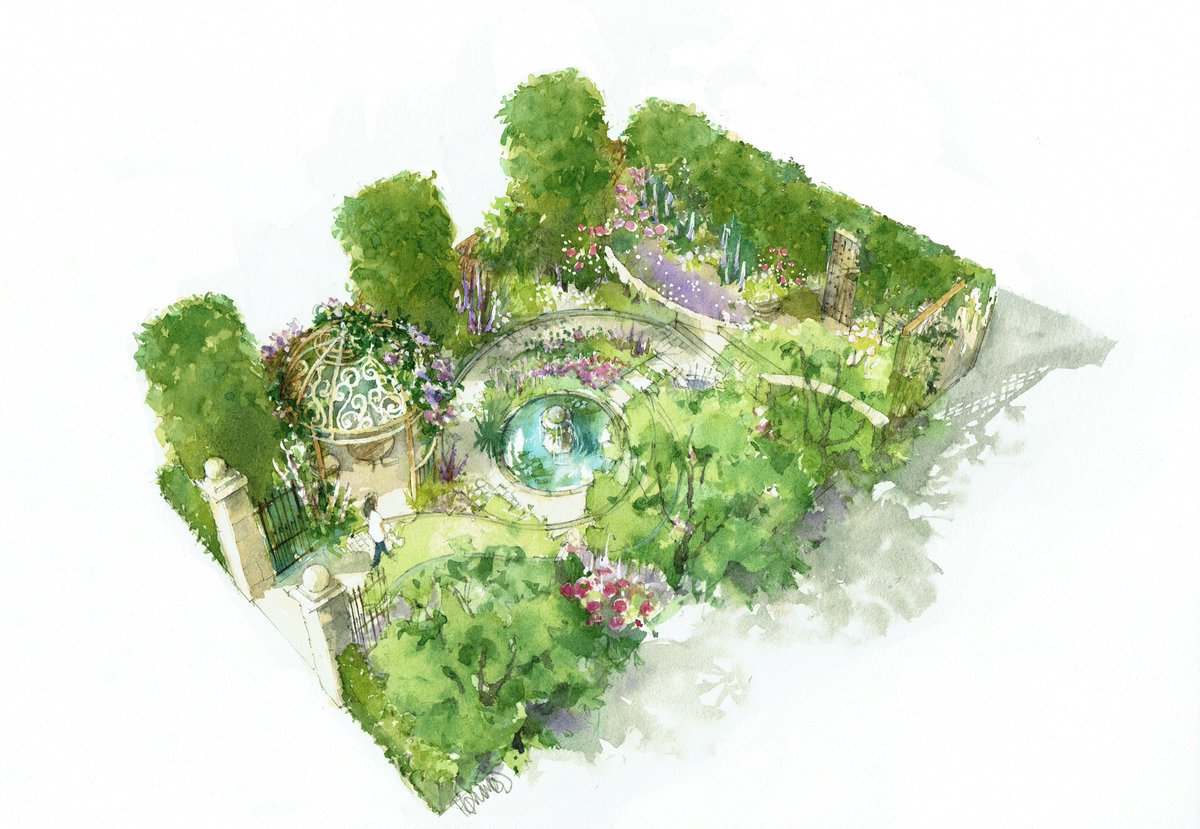 NiluferDanis's tweet photo. We are thrilled to announce our return to RHS Hampton with another show garden this summer. Our RHS Show Garden, The Three Graces of Galicia, will be on the ground at the Hampton Court Palace Garden Festival from 1–6 July." ✨ 
   
We hope to see our followers there!

@The_RHS https://t.co/6TX249Th9K