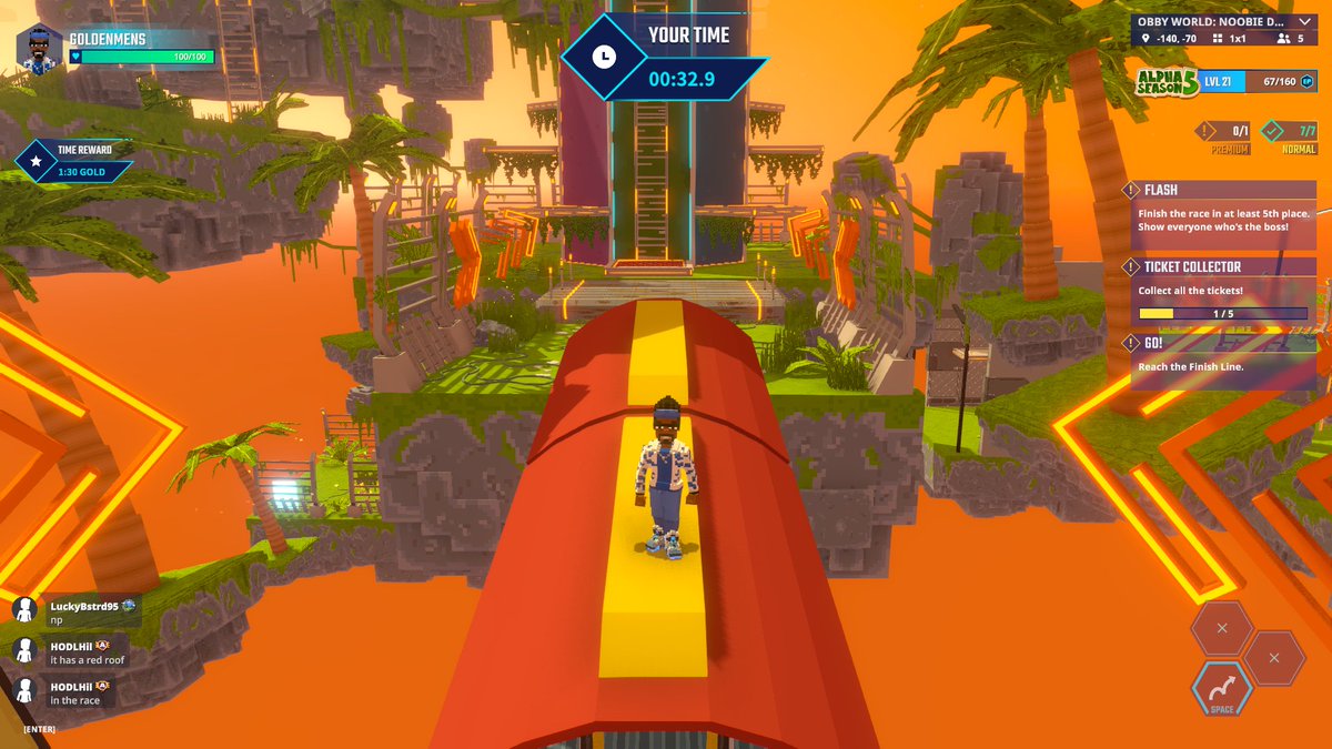 oldgen0's tweet photo. Who wants to race me in Obby World? @TheSandboxGame 🏃‍♂️💨 🏁 https://t.co/HLJEHfZecp #AlphaSeason5 https://t.co/5XAwcvDutc