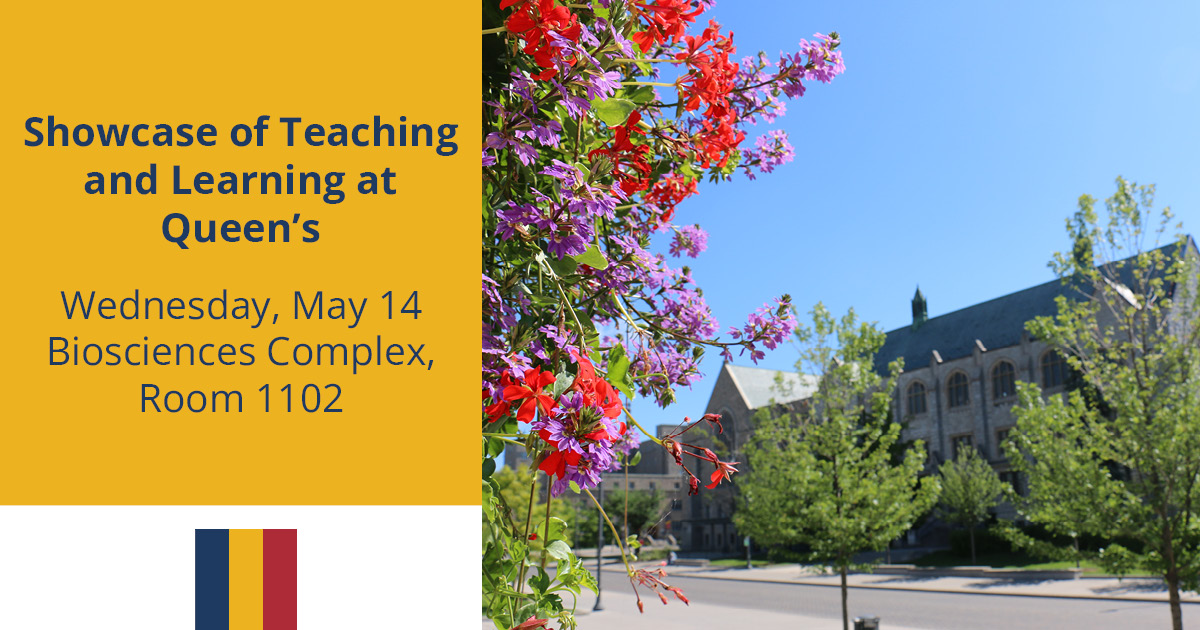 queensgradstudy's tweet photo. Join the CTL for the Showcase of Teaching and Learning!

The theme for this year’s event—Risk, Rewards, and Reflection—encourages us to consider how the initiatives that inspire us to transform our teaching practices can also challenge us.

Learn more: https://t.co/HRDHZKWIzJ https://t.co/CP4BDx4iSx