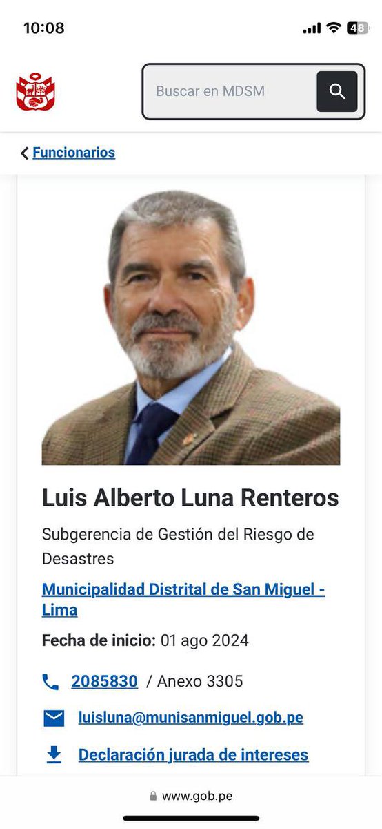 P3ruesclave's tweet photo. “Yo no soy asalariado del Estado” dijo Luis Alberto Luna Renteros DNI:25828141 quien, efectivamente, es asalariado del Estado.
En esta clase de trolls se nos van TUS IMPUESTOS. https://t.co/1trw1woD7A