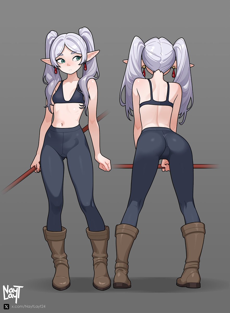 NaytLayt24's tweet photo. Front and back views for Frieren are ready!
Alright, I've been putting this off for a while, but it's time to get back to animation. After all, I've got a lot of animation work coming up in the near future, so I need a proper warm-up before diving in. And Frieren is perfect for that =3