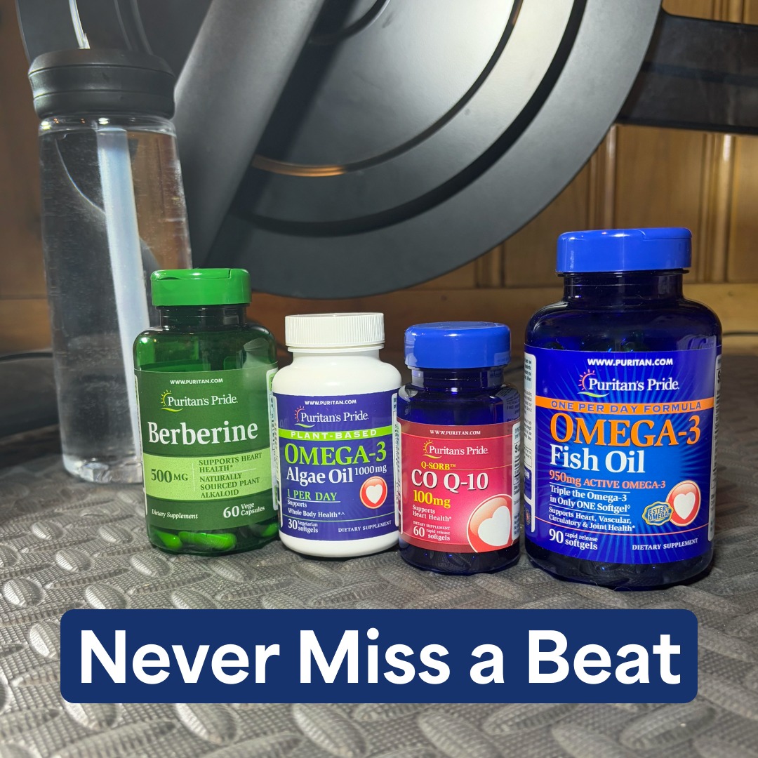 CYoung25fd8h's tweet image. Your heart is the engine that keeps you moving—so let’s give it the care it deserves! 📷 Puritan&apos;s Pride has the supplements you need to support cardiovascular health, to help you keep doing what you love.*
