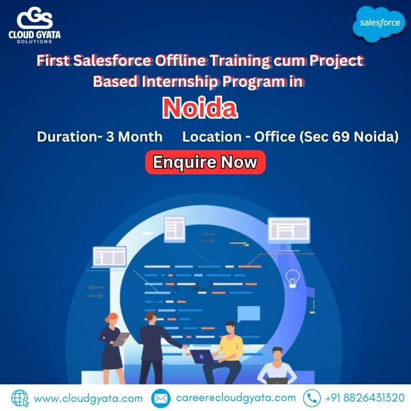 cloudgyata's tweet image. We at Cloud Gyata Solutions is excited to launch its 3-month 𝗦𝗮𝗹𝗲𝘀𝗳𝗼𝗿𝗰𝗲 𝗦𝘂𝗺𝗺𝗲𝗿 𝗜𝗻𝘁𝗲𝗿𝗻𝘀𝗵𝗶𝗽 𝗰𝘂𝗺 𝗟𝗶𝘃𝗲 𝗣𝗿𝗼𝗷𝗲𝗰𝘁 𝗕𝗮𝘀𝗲𝗱 𝗙𝟮𝗙 𝗧𝗿𝗮𝗶𝗻𝗶𝗻𝗴, bringing onsite, hands-on Salesforce learning to students/Work experience and professionals.