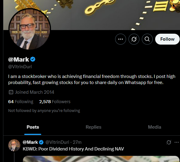 TheProfInvestor's tweet photo. Example #1 

Meet Mark- Part of this X Bot cult. https://t.co/RK2jsuniyW