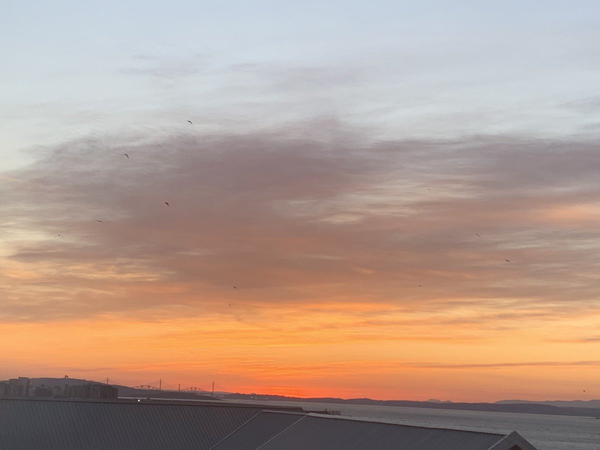 Beautiful evening #Edinburgh