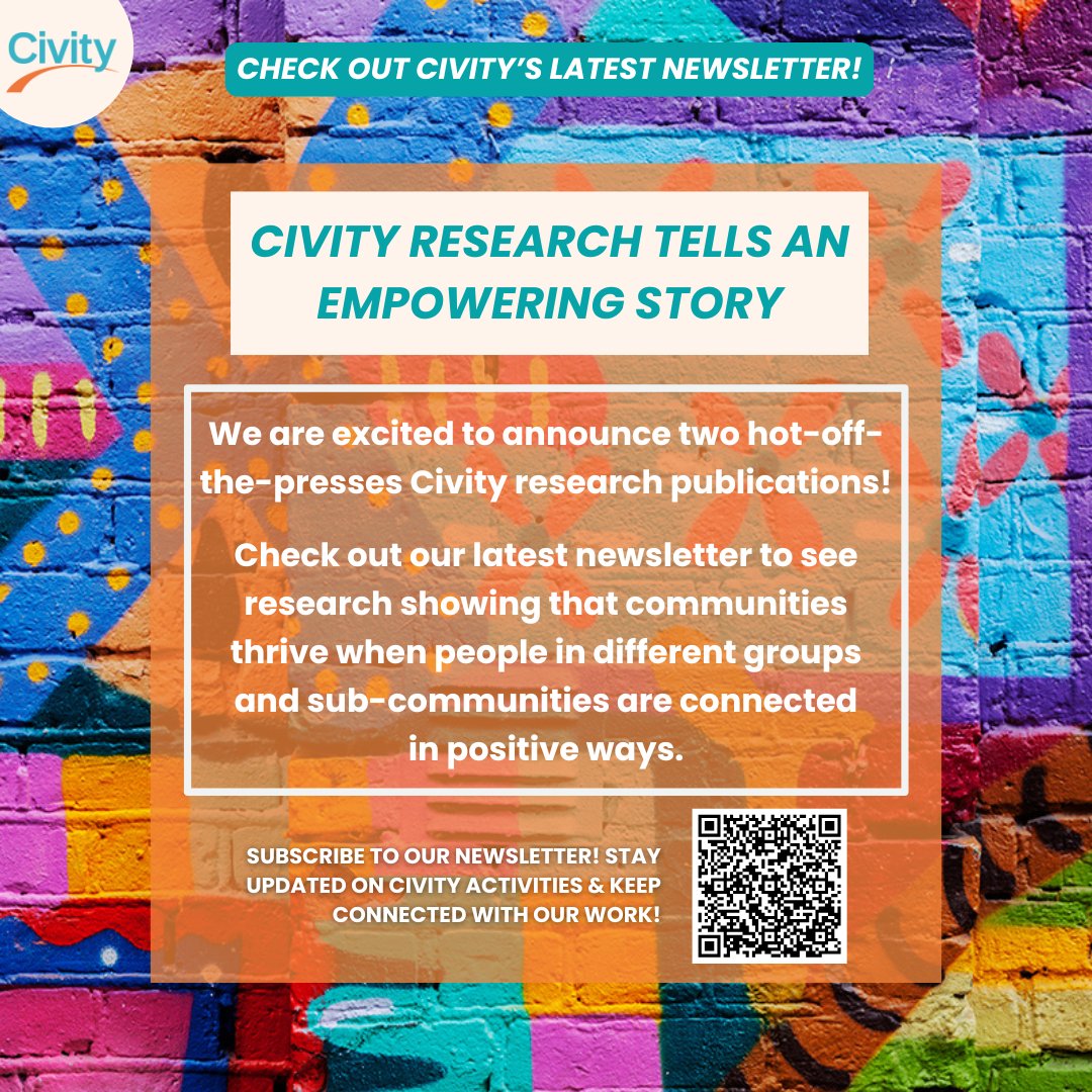 ThisIsCivity's tweet image. Check out Civity's latest newsletter, "Working with Partners to Grow Civity."
This newsletter focuses on the power of partnerships in strengthening communities.
Read our newsletter at: myemail-api.constantcontact.com/Working-with-P…
#thisiscivity #civity #newsletter #bridging #weallbelong #listenfirst