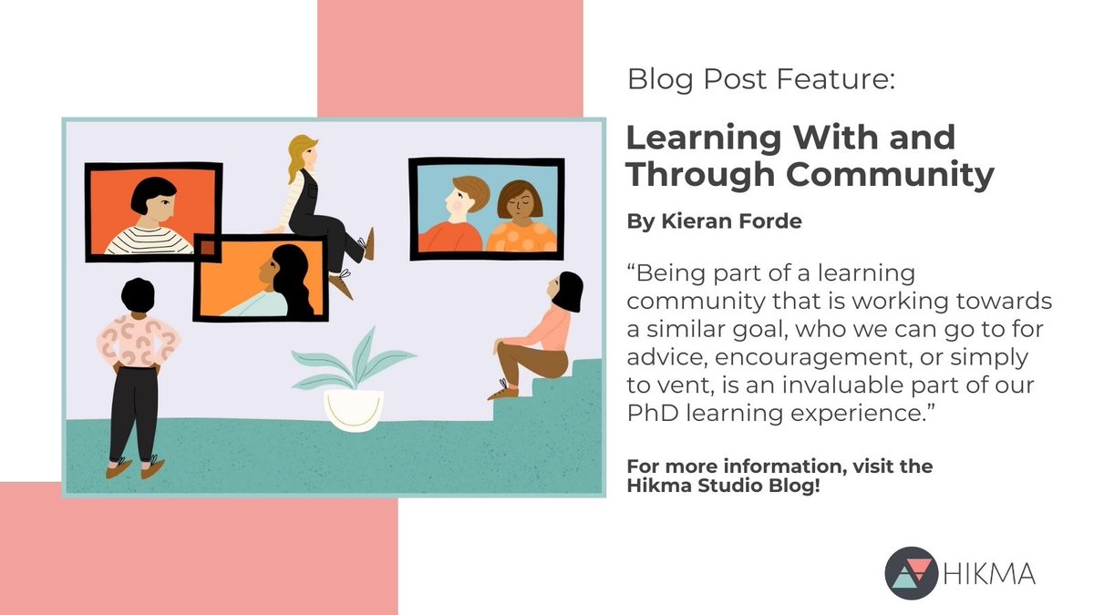 "We need to be and feel part of a community within and through which we can find that for which we are best suited."
Kieran Forde shares the importance of belonging to a community.

To learn more, visit the Hikma blog!
hikma.studio/blog/learning-…

#community #agency #academia