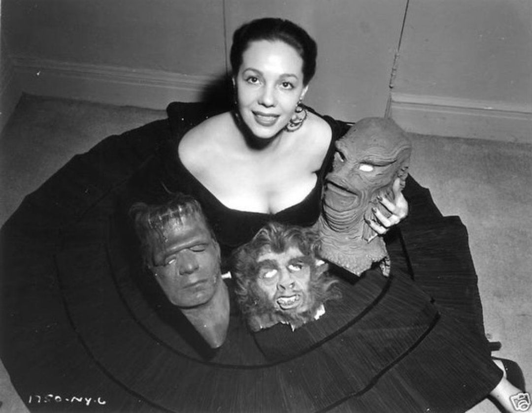 Millicent Patrick who designed many monster designs for Universal, and never got credit.