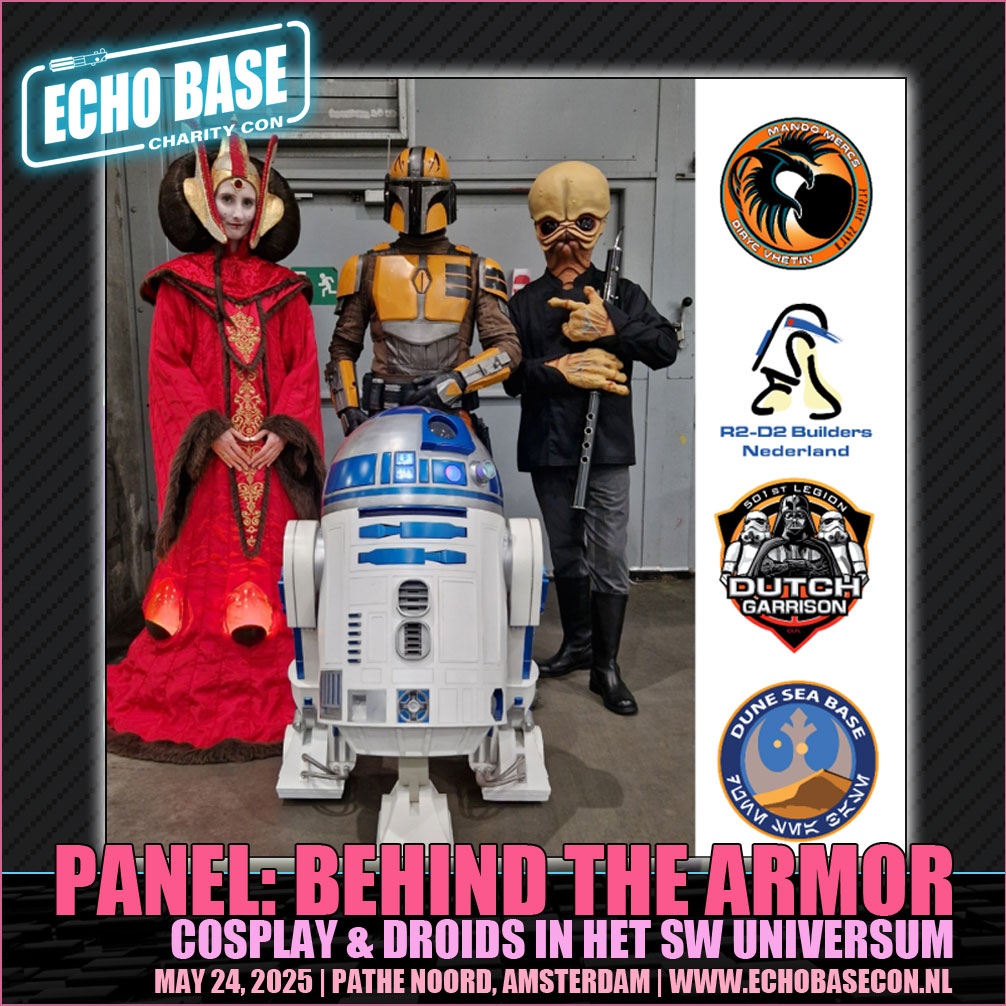 EchoBaseCon's tweet image. Panel: Behind the Armor

Ontdek de passie en vakmanschap van cosplaygroepen zoals de 501st Legion en R2 Builders. Hoe worden iconische kostuums en droids gemaakt? Kom het te weten op Echo Base Con! 

Lees verder: echobasecon.nl/en/2025/04/23/…

#StarWars #Cosplay #EchoBaseCon