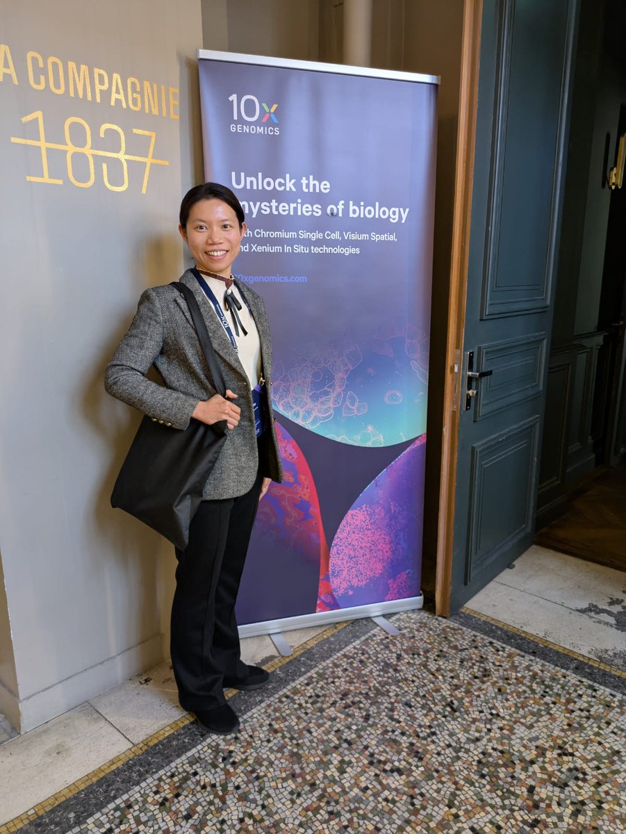 minyaojhu's tweet image. 🌿 Honoured to speak at the Paris Single Cell & Spatial Core Excellence Summit, sharing our work using Xenium in situ on plant tissues! 🌱
Grateful for the fantastic feedback from the vibrant single cell & spatial genomics community. Huge thanks to the team at 10x Genomics.🌟