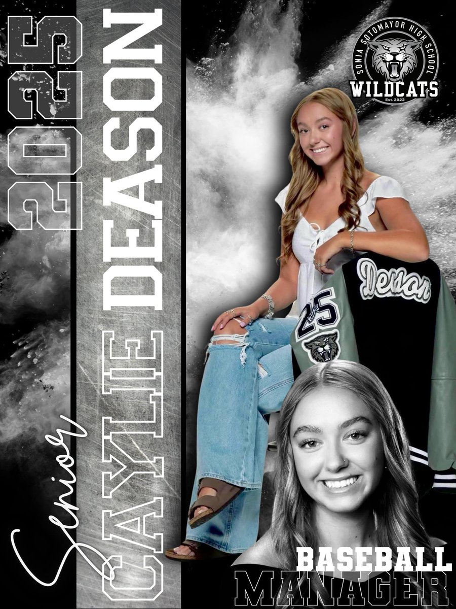 SOTOMAYOR WILDCAT BASEBALL (@sotocatbaseball) on Twitter photo Senior Spotlight: Caylie Deason, Manager Senior Spotlight: Caylie Deason, Manager