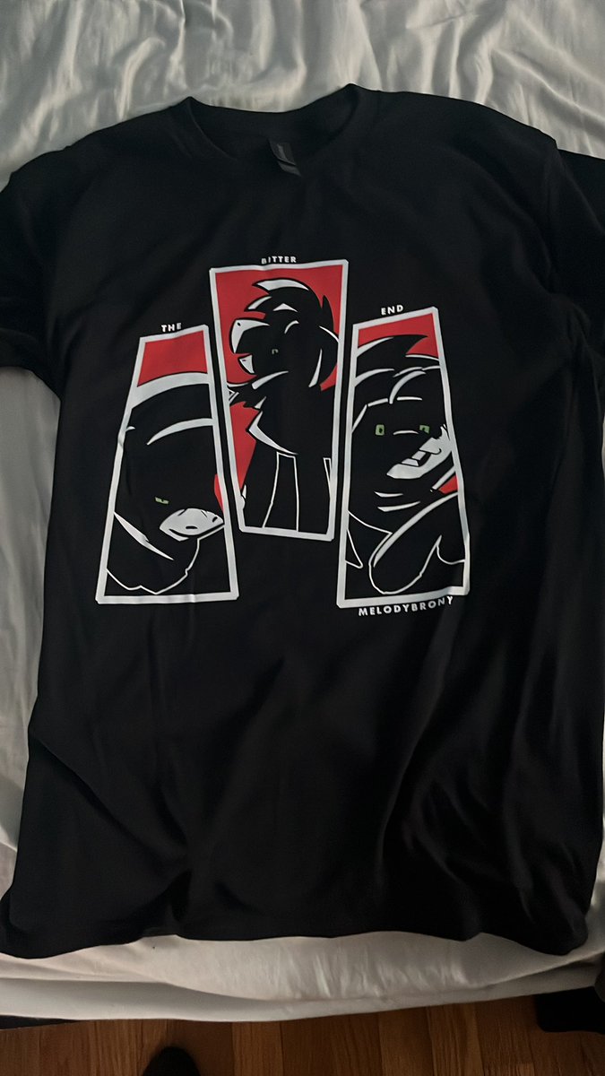 The shirts are finally here! THEY ARE SO COOL!!!!! Also the print on these are so big I love it so much AHHHH