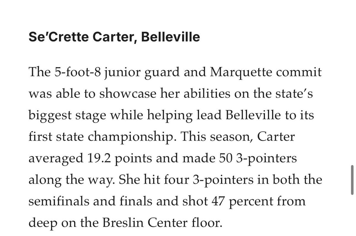 Belleville Tigers (MI) Girls Basketball (@villeladytigers) on Twitter photo Michigan Associated Press D1 Girls All-State team Se’Crette Carter <a href="/se_crette/">Se’Crette Carter</a> <a href="/wadesworld32/">Coach Keith Wade</a> <a href="/theshotcoach11/">Pop</a> #STATECHAMPION #EXIT190 Michigan Associated Press D1 Girls All-State team Se’Crette Carter <a href="/se_crette/">Se’Crette Carter</a> <a href="/wadesworld32/">Coach Keith Wade</a> <a href="/theshotcoach11/">Pop</a> #STATECHAMPION #EXIT190