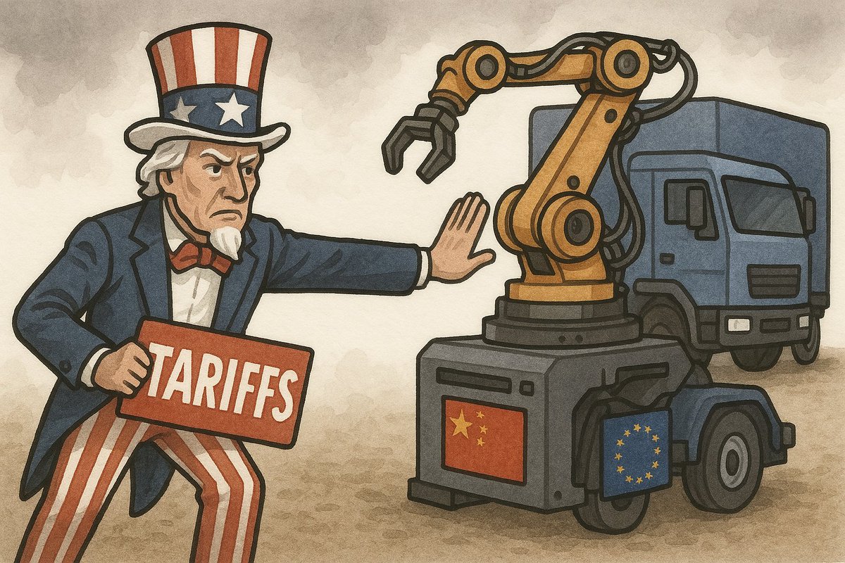 Hannes Malmberg (@hannesmalmberg1) on Twitter photo What are the long-run consequences of trade wars on real wages and consumption? In a new note, <a href="/DBaqaee/">David Baqaee</a> and I show that capital adjustment matters a lot. Trade barriers raise the cost of investment goods, capital stocks shrink, and so do consumption and wages. What are the long-run consequences of trade wars on real wages and consumption? In a new note, <a href="/DBaqaee/">David Baqaee</a> and I show that capital adjustment matters a lot. Trade barriers raise the cost of investment goods, capital stocks shrink, and so do consumption and wages.