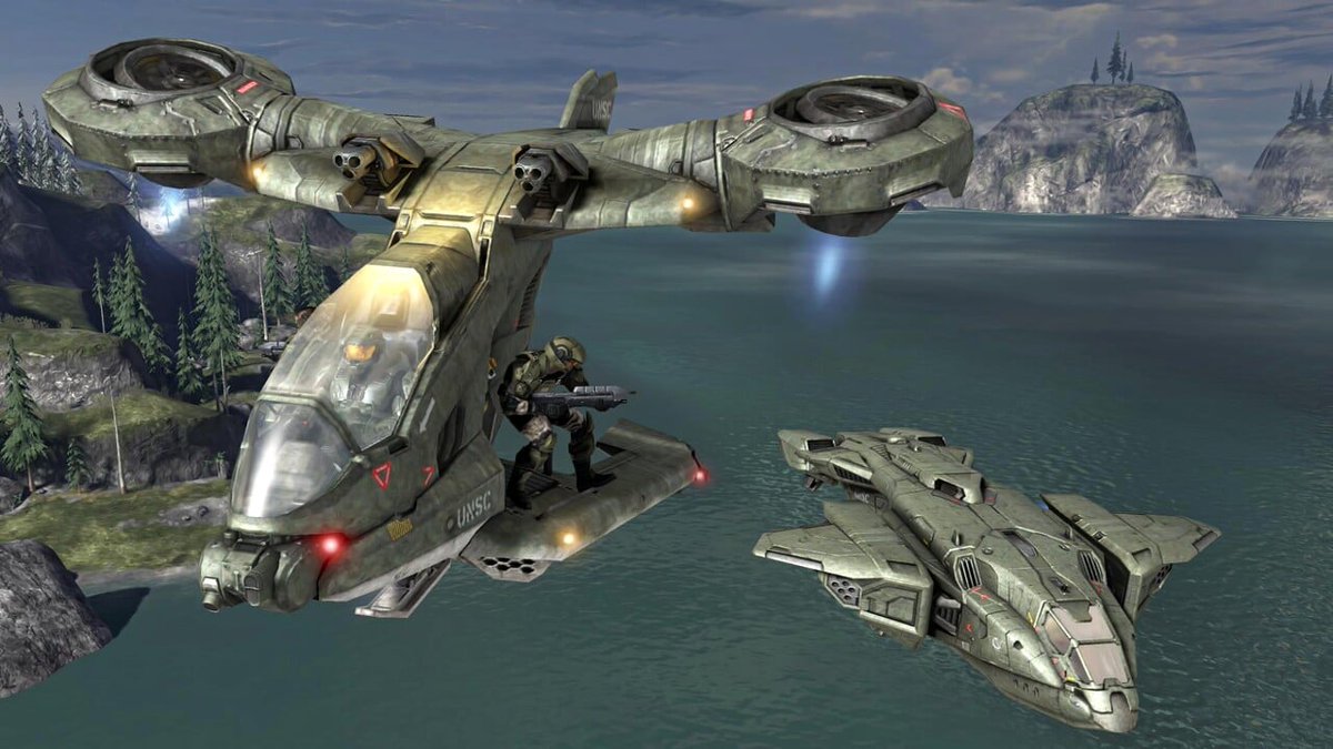 Halopedia's tweet photo. #LoreThursday - Hornet
Misriah Armory's AV-14 Hornet is the premiere attack VTOL of choice for the UNSC. They are used for infantry insertions, close-air support, and reconnaissance, alongside attacks on ground targets. https://t.co/3dgukonewH