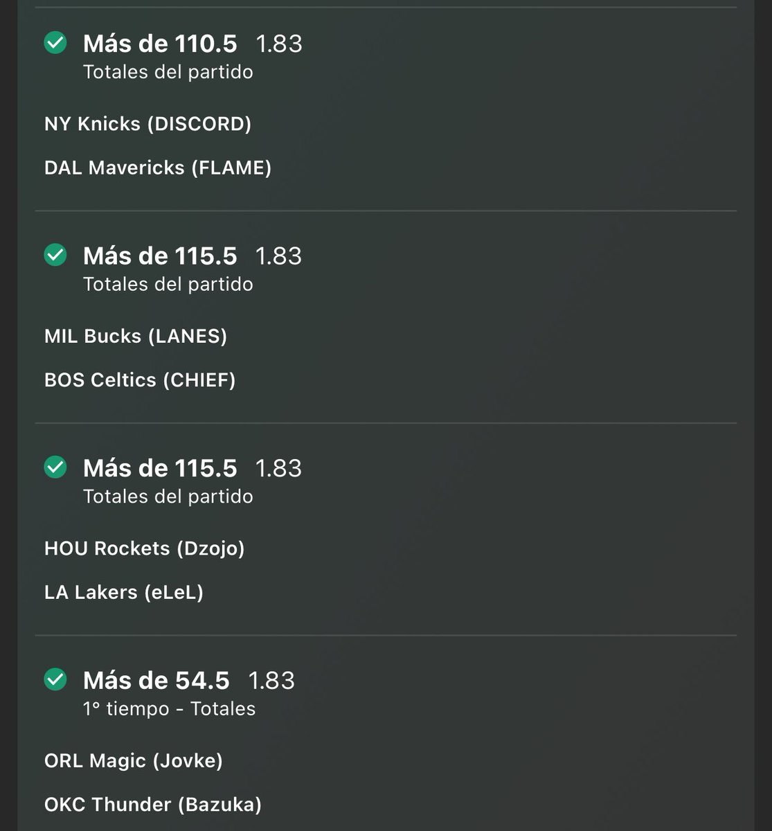 Frosty701's tweet photo. HOY HEMOS GANADO 9 APUESTAS SEGUIDAS DE ESPORTS 😳😳😳😳😳

✅9-0 A LA VRGGGGGGGAAAAAAAAAAA

A COBRAR MI GENTE A COBRAR 💰💰💰💰🎮🎮🎮🎮🎮

Los eSports SON MI PVTA RELIGIÓN 😍

SE VAN $10,000 ENTRE LOS ❤️‍🔥🔄💬 DEL POST https://t.co/aKP98zZ58a