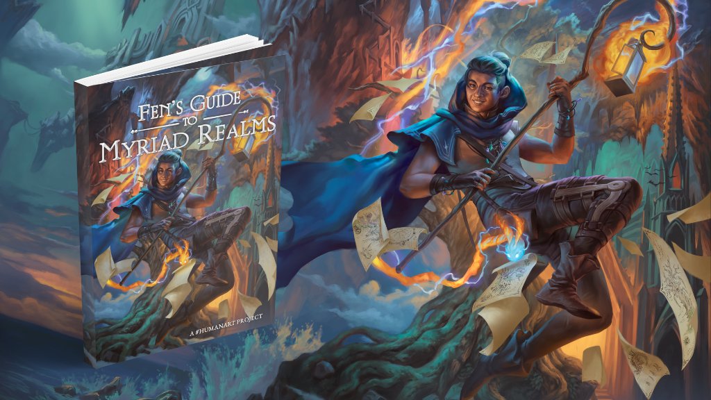 🔥 WE'RE FUCKN LIVE! 📷Fen's Guide to Myriad Realms just dropped on Kickstarter! 

This TTRPG book is crafted by 85+ insanely talented artists, writers &amp; designers.  >Classes | Species | Monsters | Lore | Art | Madness.    
kickstarter.com/projects/skaav…
Share to help spread it! TYSM<33