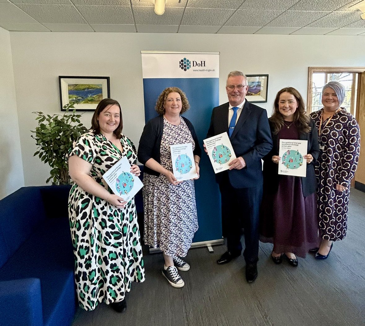 Professor Michelle Tennyson (@tennysoncahpo) on Twitter photo Minister Nesbitt today saw the work AHPs are doing to reduce health inequalities. From <a href="/BrainInjMatters/">Brain Injury Matters</a> to shaping NI’s first Rehab Framework <a href="/TomSullivant/">Tom Sullivan</a> to tackling workforce challenges with <a href="/theRCOT/">Royal College of Occupational Therapists</a> & <a href="/clionamcsherry/">Cliona McSherry</a>. Real impact. Real change. 👏👏👏#rehab #addinglifetoyears Minister Nesbitt today saw the work AHPs are doing to reduce health inequalities. From <a href="/BrainInjMatters/">Brain Injury Matters</a> to shaping NI’s first Rehab Framework <a href="/TomSullivant/">Tom Sullivan</a> to tackling workforce challenges with <a href="/theRCOT/">Royal College of Occupational Therapists</a> & <a href="/clionamcsherry/">Cliona McSherry</a>. Real impact. Real change. 👏👏👏#rehab #addinglifetoyears