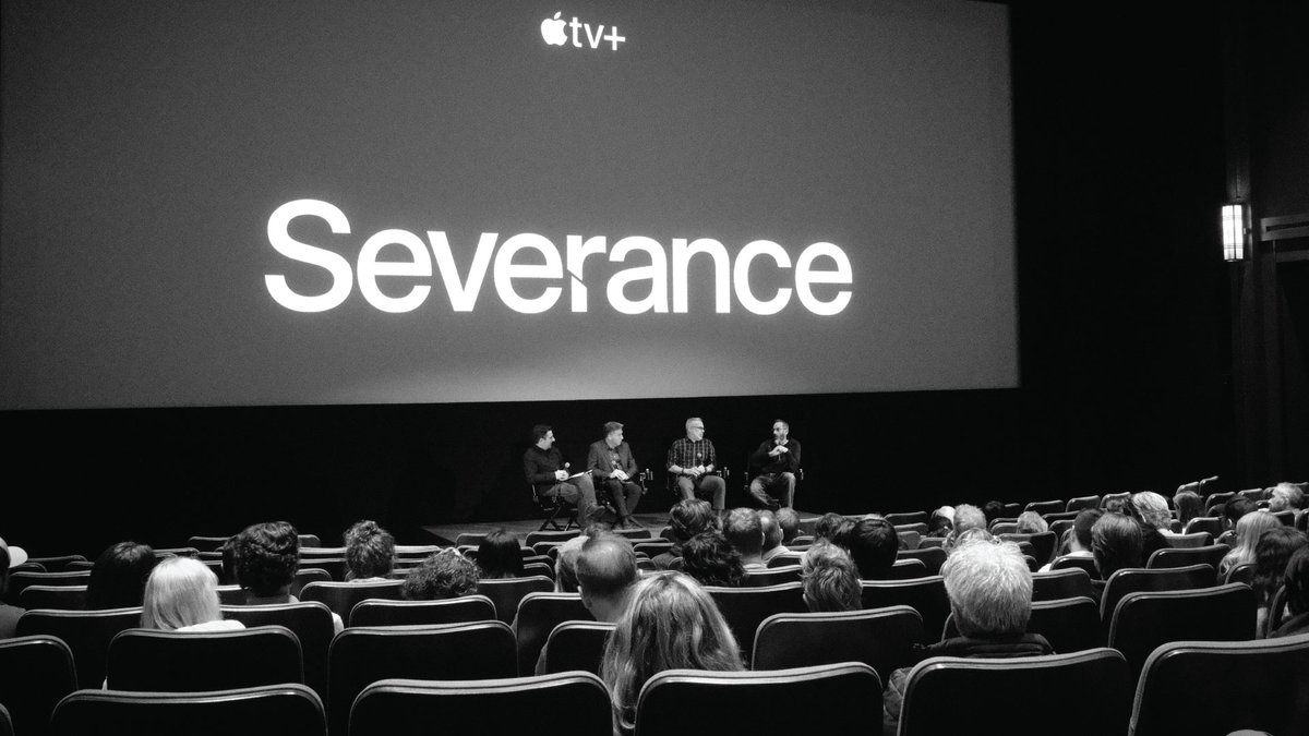 ILMVFX's tweet photo. It was a pleasure having the visual effects and sound supervisors from the hit Apple TV+ series #Severance join us for the latest ILM Filmmaker Forum this week.

Special thanks to Jacob Ribicoff (Supervising Sound Editor / Re-Recording Mixer), Bob Chefalas (Re-Recording Mixer), Eric Levin (VFX Supervisor), and moderator Michael Coleman.