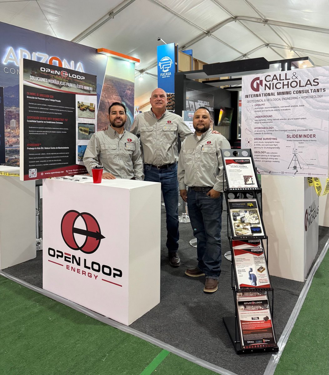 OpenLoopEnergy's tweet image. Open Loop Energy attended Expo Minera Cananea 2025 in Sonora, Mexico, showcasing our latest innovations &amp;amp; connecting with industry leaders. It was great to share insights &amp;amp; discuss cutting-edge solutions that enhance mining efficiency and reliability.

 #Mining #OpenLoopEnergy