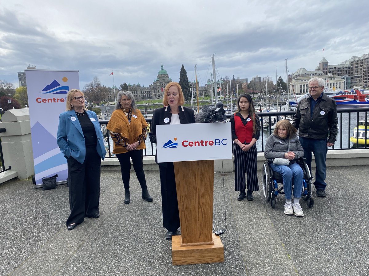 Former BC United/BC Liberal Karin Kirkpatrick announces launch of a new party in BC, called CentreBC.  #bcpoli